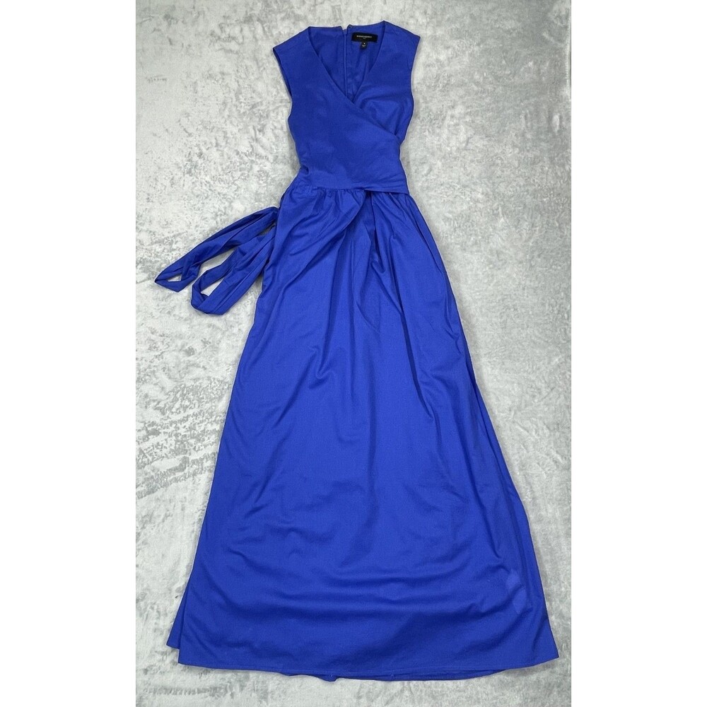 Banana Republic Wrap-Waist Maxi Dress Faux-Wrap silhouette V-neckline